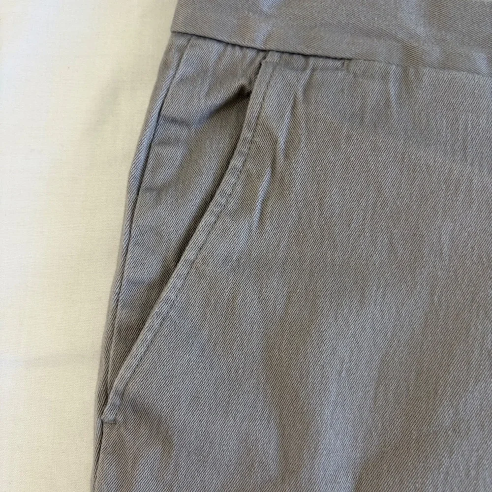J.Crew Bowery Slim Dress Pants Mens 34x30 Grey Stretch Cotton Chino Trousers